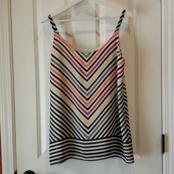 CABI #5043 Chevron Striped Linea Cami Tank Top S - Picture 5 of 14